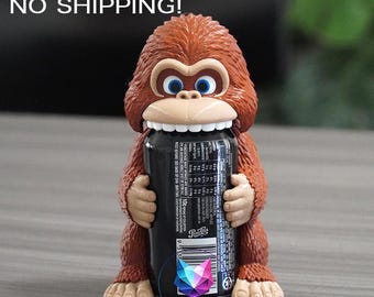 Digital File Sasquatch CanCover  Bigfoot Soda Dust Cover Orangutan Monkey Drink Protector Beginner 3D Print STL Printable Multi-Part No AMS