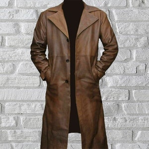 Blouson homme marron en cuir d'agneau véritable, veste motard en cuir marron homme, veste en cuir marron homme, veste faite main