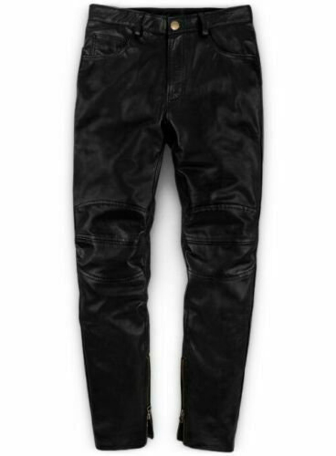 Men's Leather Pants Stylish Leather Outfits Motorcycle Biker Slim Fit ...