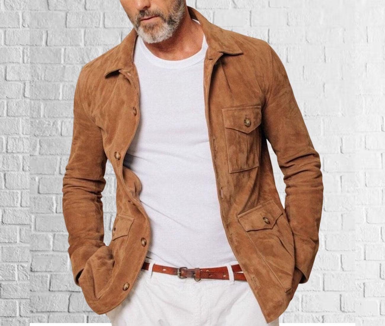 Chemise de safari pour homme style militaire tactique à manches