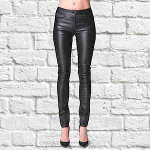 Etsy leather pants best sale