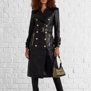 Versace leather coat - Etsy 日本