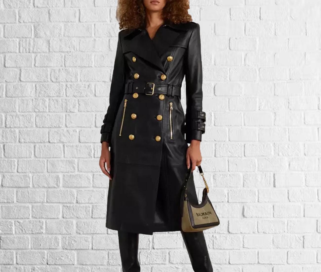 Versace leather coat - Etsy 日本