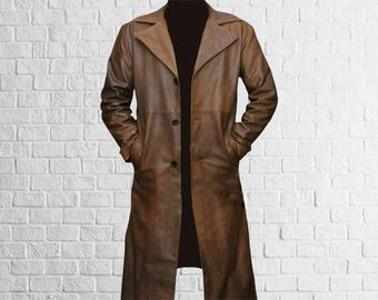 Handmade Brown Lambskin Leather Biker Jacket