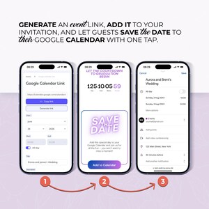 Class of 2026 Digital Graduation Invitation: Canva Website Template with Trackable RSVP & Countdown zdjęcie 8