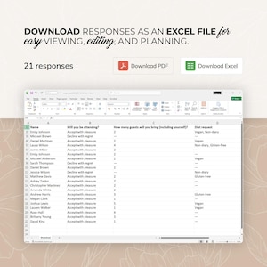 Digitale Hochzeitseinladung mit Countdown, Musik, Details und nachverfolgbarer Antwortmöglichkeit (bearbeitbare Canva-Vorlage) + Bonus Bild 14