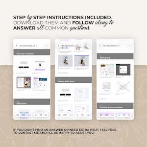 Digitale Hochzeitseinladung mit Countdown, Musik, Details und nachverfolgbarer Antwortmöglichkeit (bearbeitbare Canva-Vorlage) + Bonus Bild 18