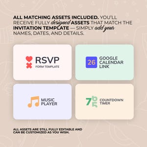 Baby Shower Digital Invitation Website with RSVP, Music, Countdown, Gift Registry, Twinkle Little Star Invite (Editable Canva Template) image 15