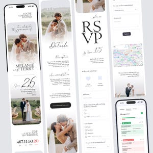 WEB Invitation With Embedded Countdown Timer, Trackable RSVP and Map ...
