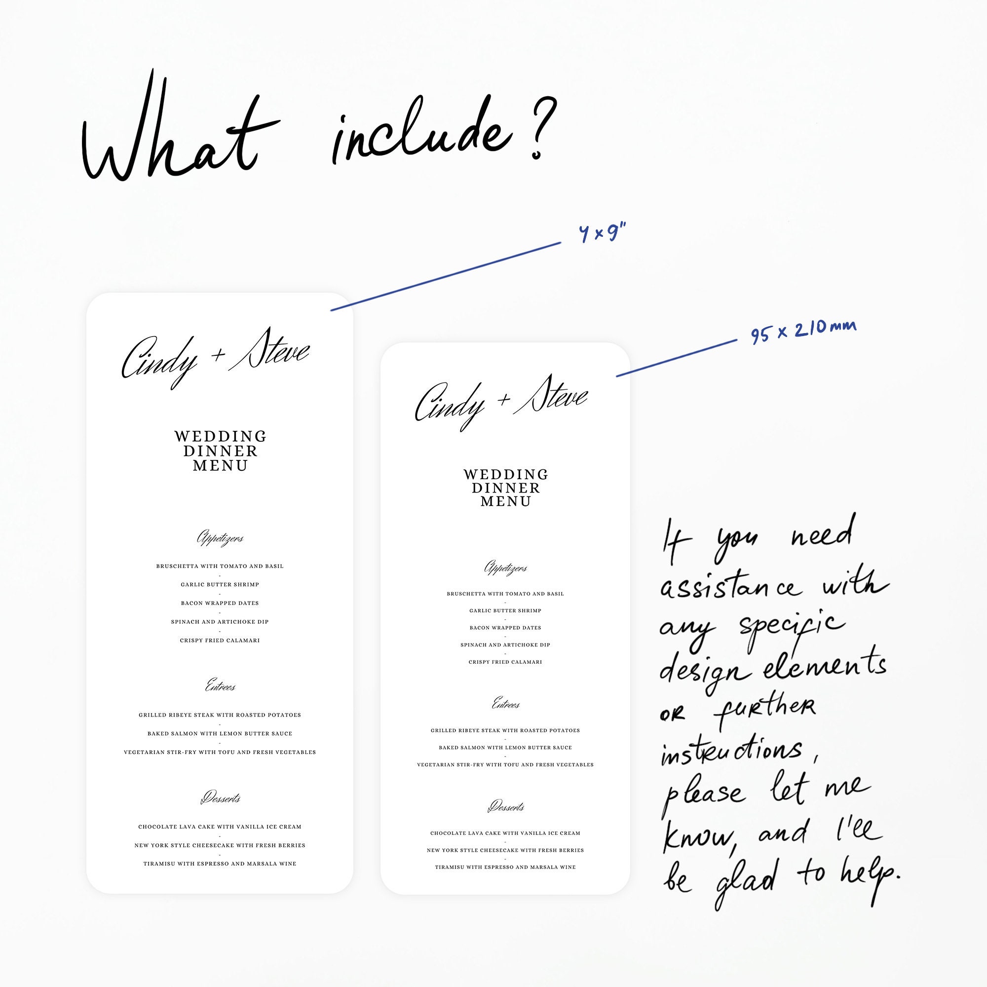 wedding-menu-template-editable-printable-wedding-menu-etsy