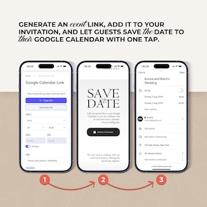 Digital Wedding Website Invitation: Trackable RSVP, Music, Live Countdown, Save the Date, Map, Online Invite (Fully Editable Canva Template) zdjęcie 10