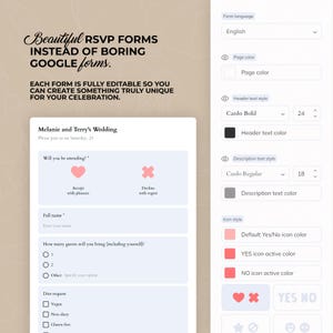 Digital Wedding Website Invitation: Trackable RSVP, Music, Live Countdown, Save the Date, Map, Online Invite (Fully Editable Canva Template) zdjęcie 12