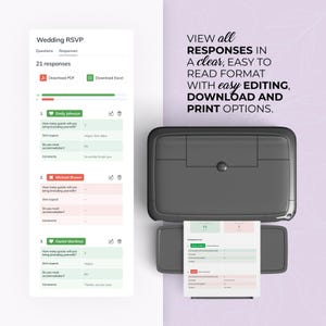 Class of 2026 Digital Graduation Invitation: Canva Website Template with Trackable RSVP & Countdown zdjęcie 12