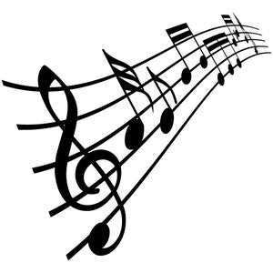 Notas musicales SVG Clave musical SVG Notas musicales SVG Notas musicales Clipart Clave musical Svg Vector Notación musical Svg Notas musicales Clave de sol Svg