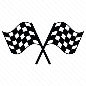 Karierte Flaggen SVG Rennflagge SVG Rennflagge Silhouette Rennflaggen SVG Startflaggen SVG Zielmarke Flaggen geschnitten Datei SVG