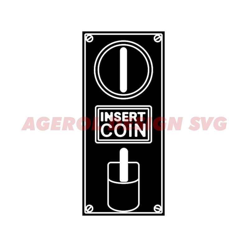 Coin Slot SVG Arcade SVG Arcade Game Machine SVG Vending Machine Svg Money Svg Coin Slot Dxf Coin Slot Png Coin Slot Clipart Coin Slot Files