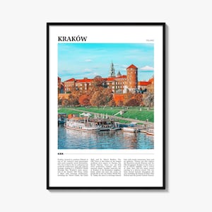 Krakow Travel Poster, Krakow Wall Art, Krakow Poster Print, Krakow Photo, Krakow Decor, Poland