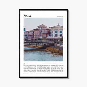 Napa Travel Poster, Napa Wall Art, Napa Poster Print, Napa Photo, Napa Decor, California, USA