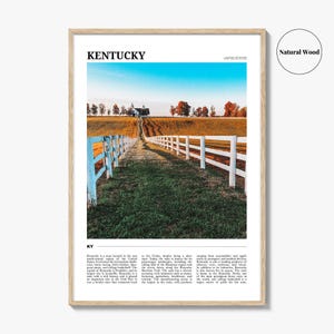 Kentucky Poster Print, Bluegrass State Photo, Mammoth Cave Wall Art, Bourbon Trail Travel Decor image 7