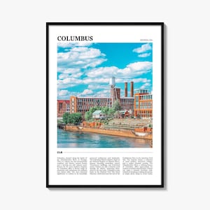 Columbus Travel Poster Georgia, Columbus Wall Art, Columbus Poster Print, Columbus Photo, Columbus Decor
