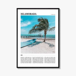 Islamorada Travel Poster, Islamorada Wall Art, Islamorada Poster Print, Islamorada Photo, Islamorada Decor, Florida, USA