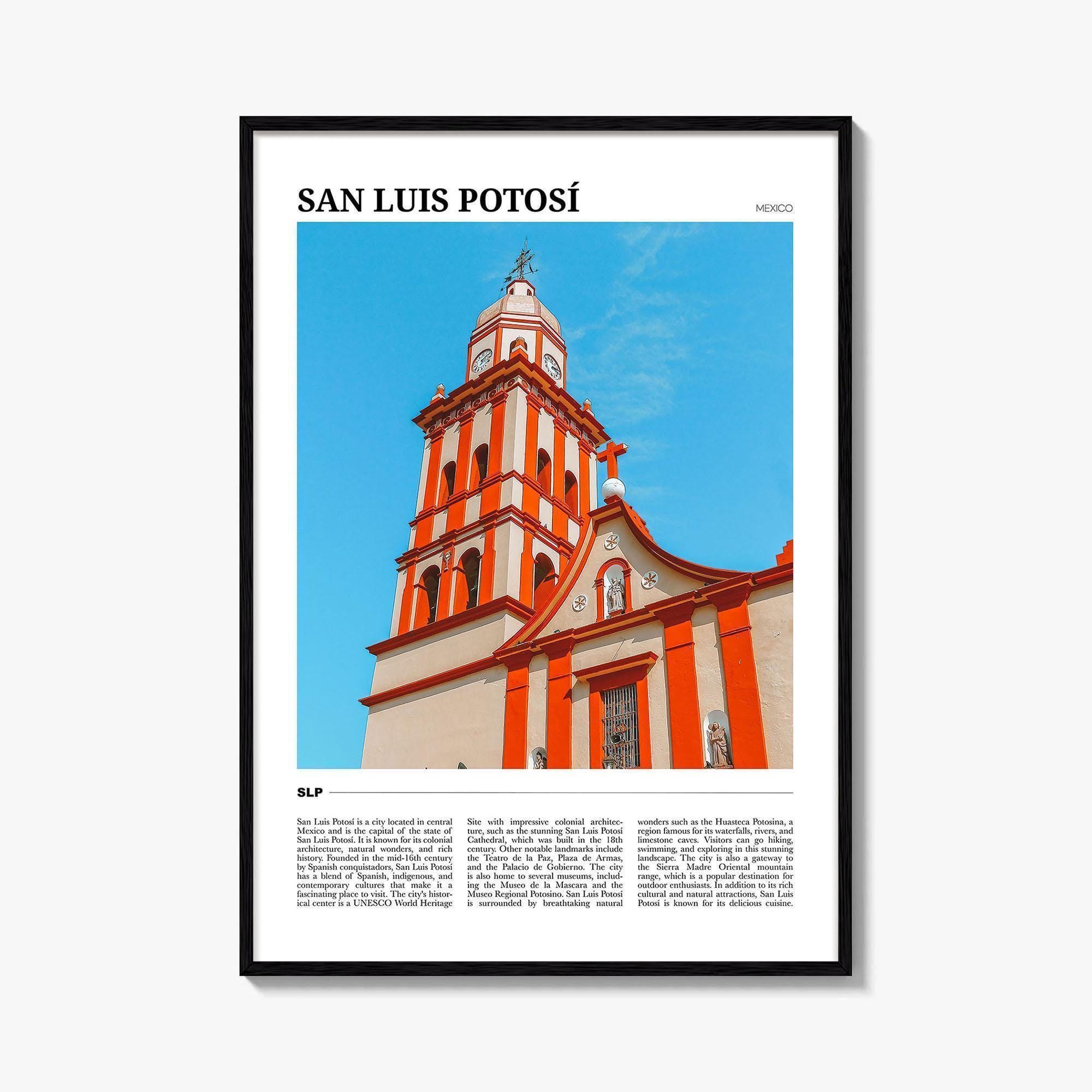 San Luis Potosi Poster Print, Mexico Photo, State Wall Art