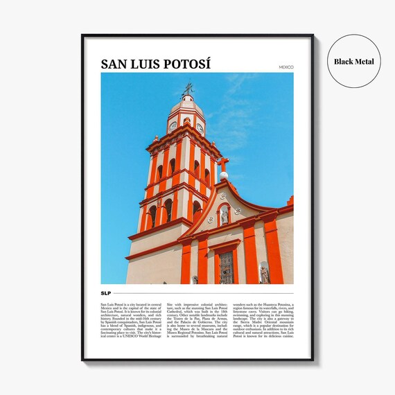 San Luis Potosi Poster Print, Mexico Photo, State Wall Art