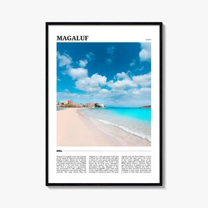 Magaluf Reiseplakat, Magaluf Wandkunst, Magaluf Poster Druck, Magaluf Foto, Magaluf Dekor, Spanien