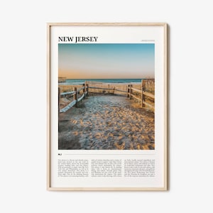 New Jersey Travel Poster No 2, New Jersey Wall Art, New Jersey Poster Print, New Jersey Photo, New Jersey Decor, USA