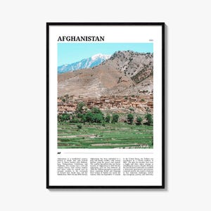 Afghanistan Reiseplakat, Afghanistan Wandkunst, Afghanistan Poster Druck, Afghanistan Foto, Afghanistan Dekor, Asien