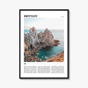 Bretagne Reiseplakat, Bretagne Wandkunst, Bretagne Poster Druck, Bretagne Foto, Bretagne Dekor, Frankreich