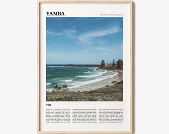 Yamba Travel Poster, Yamba Wall Art, Yamba Poster Print, Yamba Photo, Yamba Decor, New South Wales, Australia