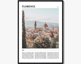 Florenz Reise Poster Nr. 1, Florenz Wandkunst, Florenz Poster Druck, Florenz Foto, Florenz Dekor, Italien