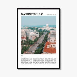 Washington DC Reiseplakat Nr. 2, Washington DC Wandkunst, Washington Poster, Washington Foto, Washington DC Dekor, USA
