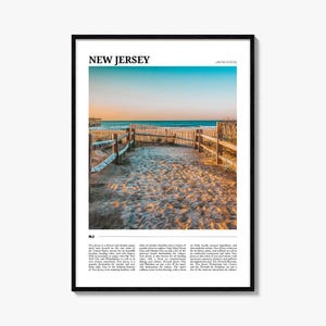 New Jersey Reiseplakat Nr. 2, New Jersey Wandkunst, New Jersey Poster Druck, New Jersey Foto, New Jersey Dekor, USA