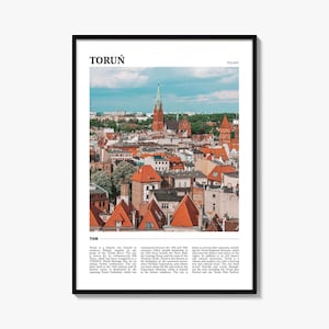 Torun Travel Poster, Torun Wall Art, Torun Poster Print, Torun Photo, Torun Decor, Poland