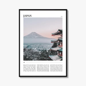 Japan Travel Poster, Japan Wall Art, Japan Poster Print, Japan Photo, Japan Decor, Asia