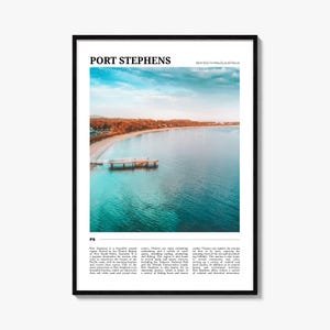 Port Stephens Reiseposter, Port Stephens Wandkunst, Port Stephens Poster Druck, Port Stephens Foto, Port Stephens Dekor, Australien
