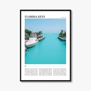Florida Keys reisposter, Florida Keys muurkunst, Florida Keys poster print, Florida Keys foto, Florida Keys decor, Florida, VS