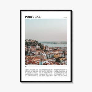 Reisposter Portugal, Portugal Wall Art, Portugal Poster Print, Portugal Photo, Portugal Decor, Europe