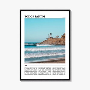 Todos Santos Travel Poster, Todos Santos Wall Art, Todos Santos Poster Print, Todos Santos Photo, Todos Santos Decor, Mexico