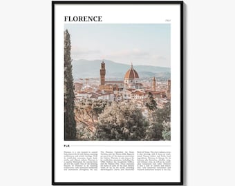 Florence Poster Print, Italy Photo, Tuscany Wall Art, Duomo Travel Decor