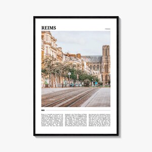 Reims Travel Poster, Reims Wall Art, Reims Poster Print, Reims Photo, Reims Decor, France