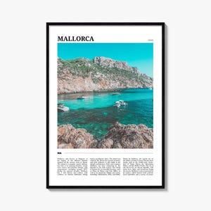 Mallorca Reise Poster, Mallorca Wandkunst, Mallorca Poster Druck, Mallorca Foto, Mallorca Dekor, Spanien