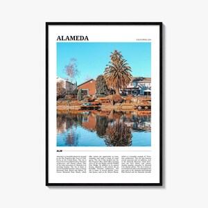 Alameda Travel Poster, Alameda Wall Art, Alameda Poster Print, Alameda Photo, Alameda Decor, California, USA