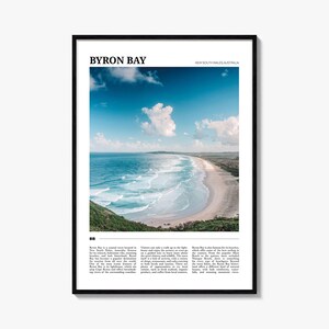 Poster turistico di Byron Bay n. 1, Arte murale di Byron Bay, Stampa di poster di Byron Bay, Foto di Byron Bay, Decorazioni di Byron Bay, Nuovo Galles del Sud, Australia