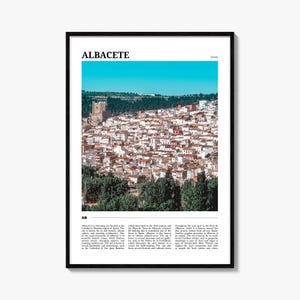 Albacete Reiseplakat, Albacete Wandkunst, Albacete Poster Druck, Albacete Foto, Albacete Dekor, Spanien
