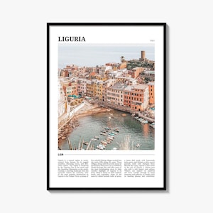 Liguria Travel Poster, Liguria Wall Art, Liguria Poster Print, Liguria Photo, Liguria Decor, Italy