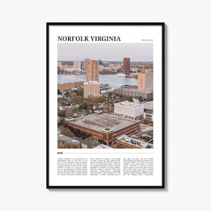 Norfolk Virginia Travel Poster, Norfolk Virginia Wall Art, Norfolk Virginia Poster Print, Norfolk Virginia Photo, Norfolk Virginia Decor