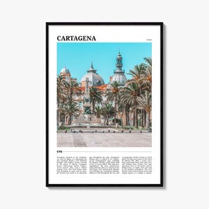 Cartagena Travel Poster Spain No 2, Cartagena Wandkunst, Cartagena Poster Print, Cartagena Foto, Cartagena Decor, Spanien